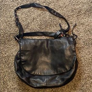 Coach Ali Black Leather Shoulder Crossbody Bag